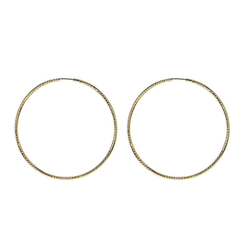 9K Yellow Gold  Earring,  Gold Wt. 1.7 Gms