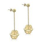 9K Yellow Gold  Earring,  Gold Wt. 1.7 Gms
