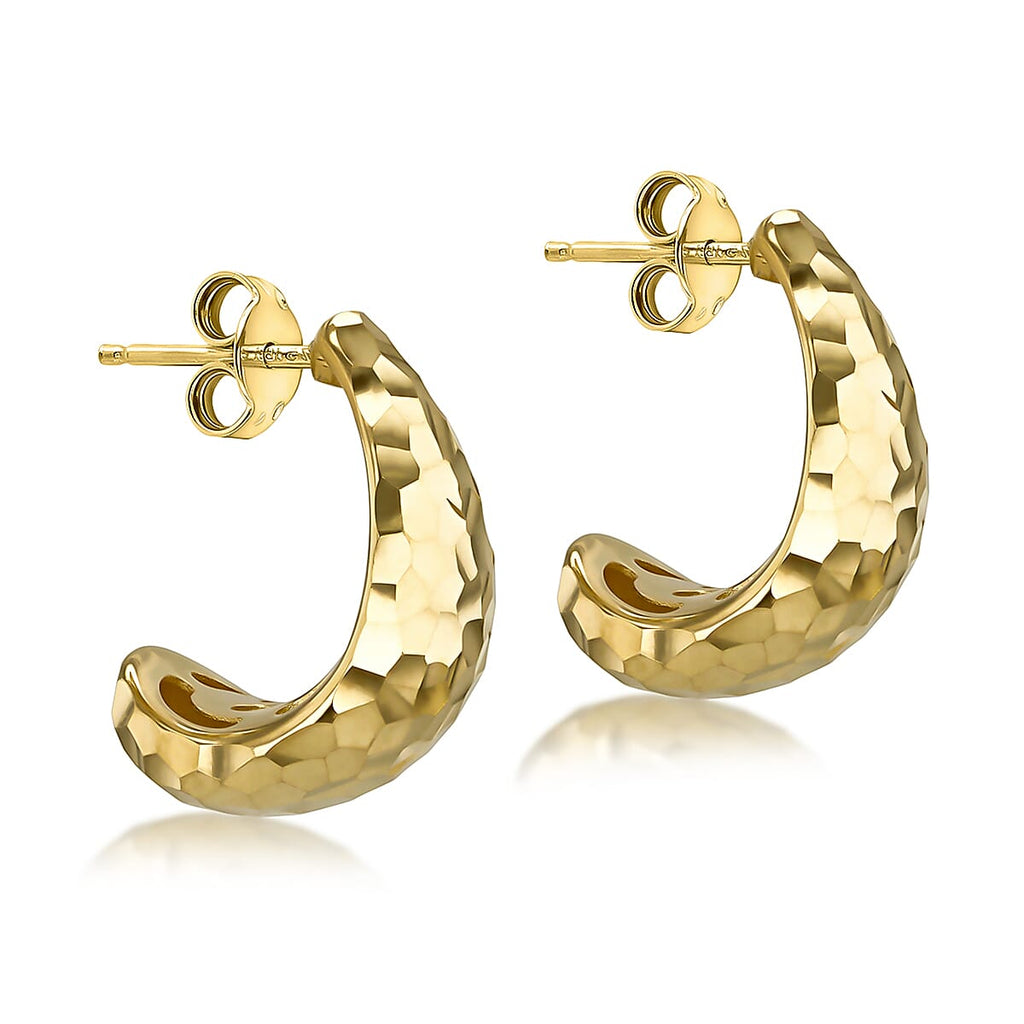 9K Yellow Gold  Earring,  Gold Wt. 1.7 Gms