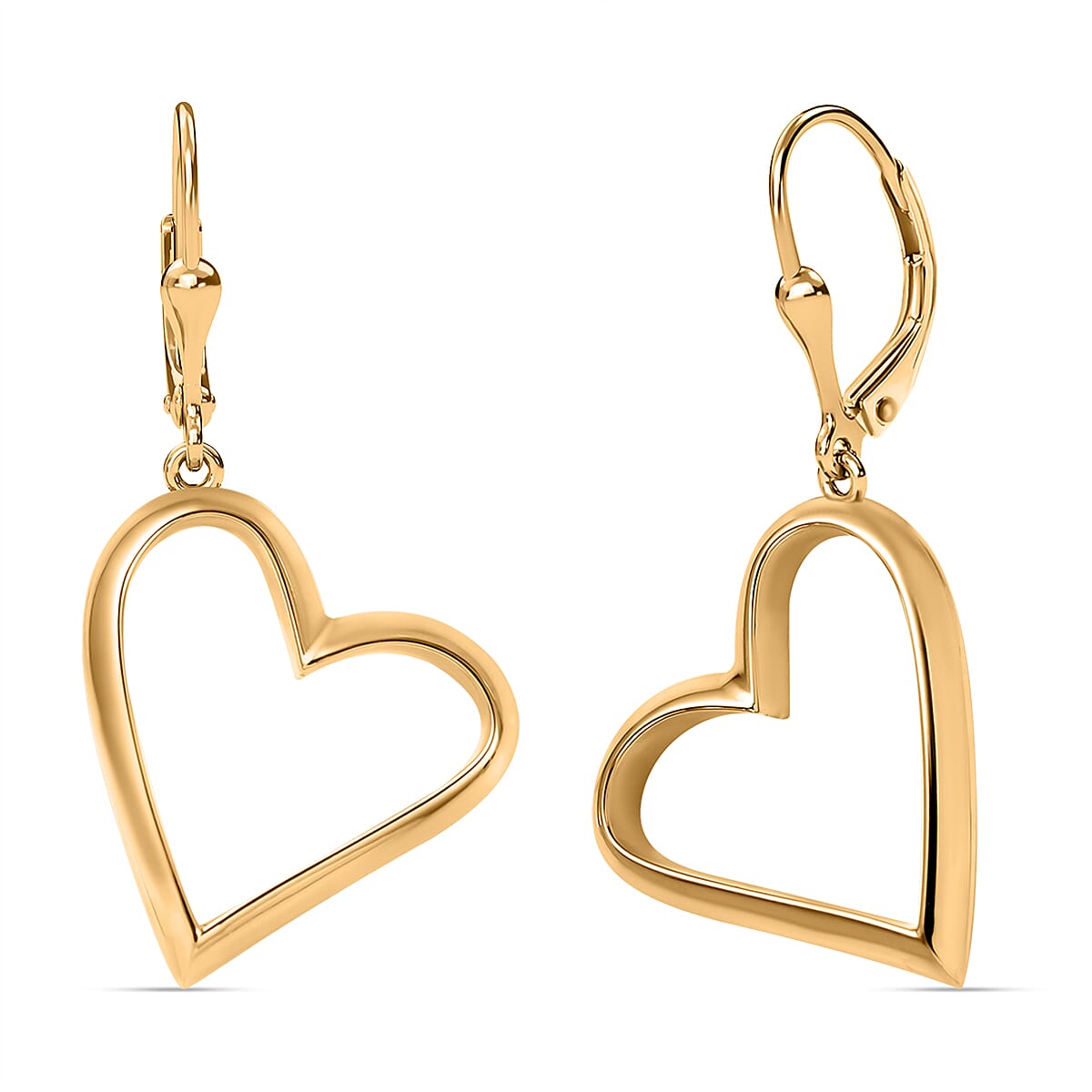 Hatton Garden Close Out Deal - 9K Yellow Gold Heart Earrings 7756984 0
