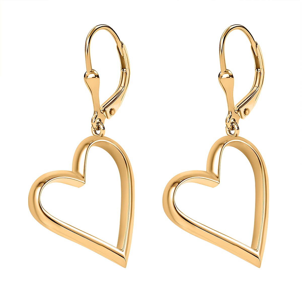 Hatton Garden Close Out Deal - 9K Yellow Gold Heart Earrings 7756984 3