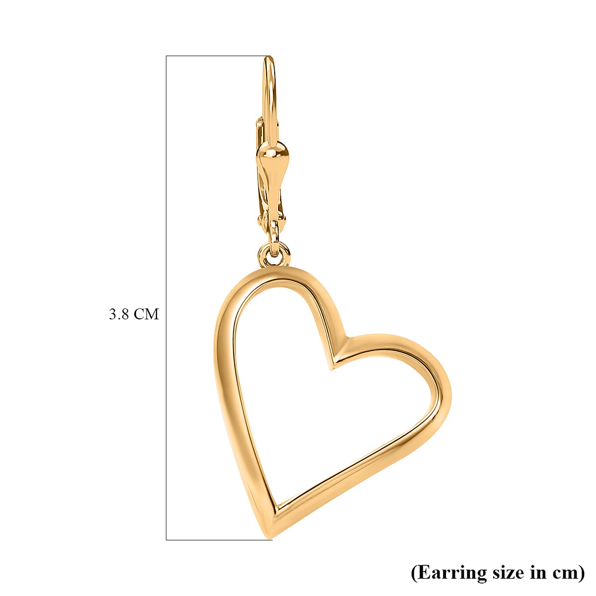 Hatton Garden Close Out Deal - 9K Yellow Gold Heart Earrings 7756984 4
