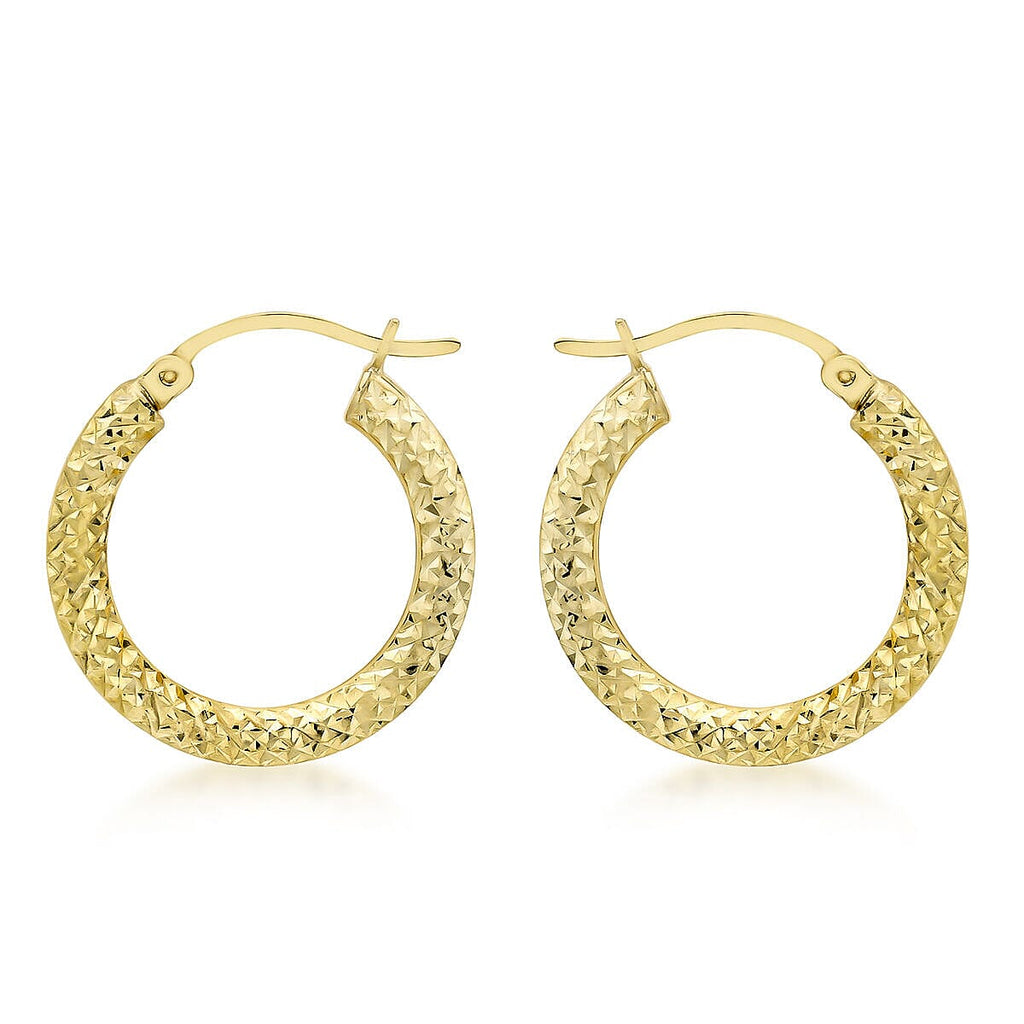 9K Yellow Gold  Earring,  Gold Wt. 1.9 Gms