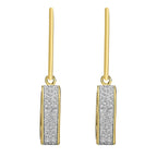 9K Yellow Gold  Earring,  Gold Wt. 1.9 Gms
