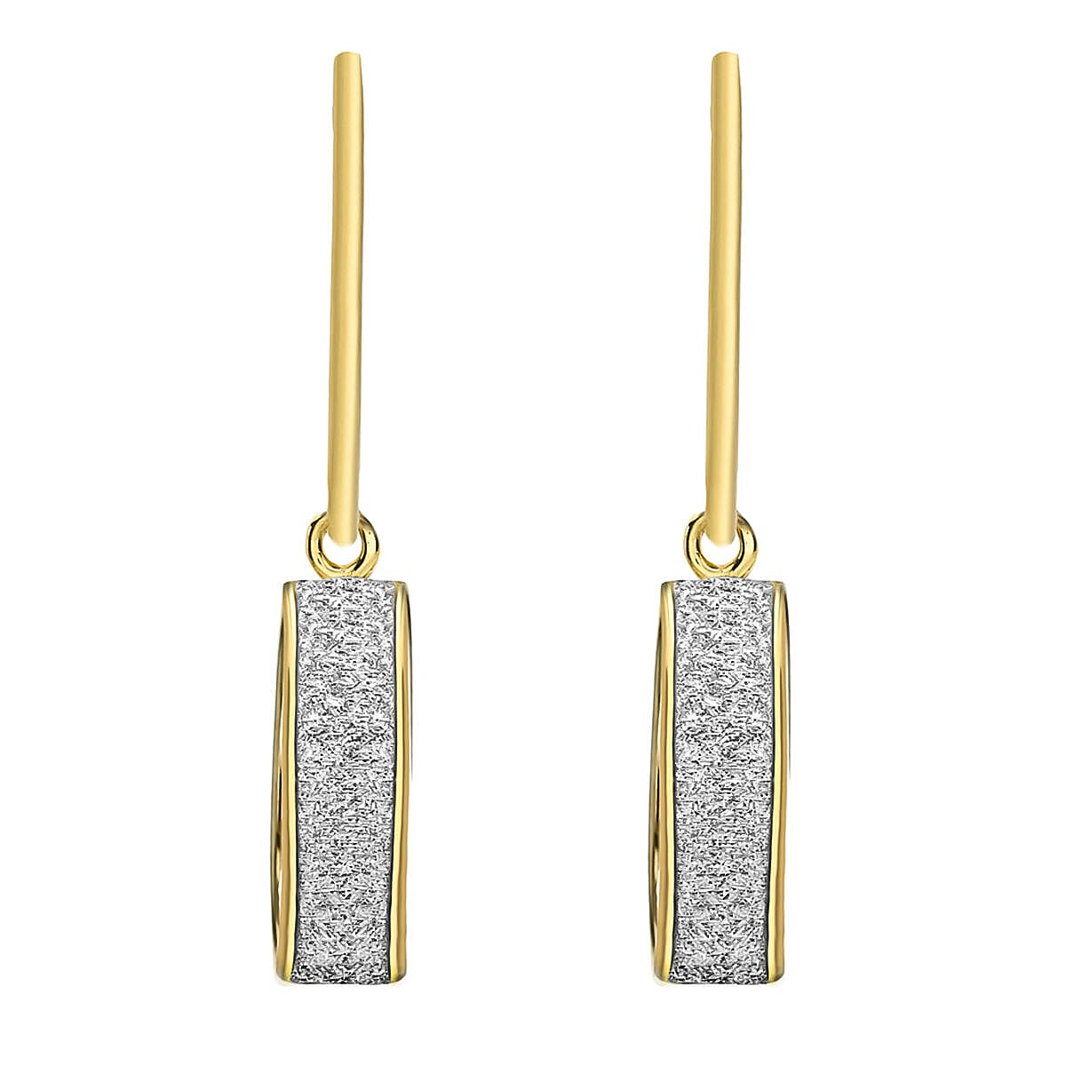 9K Yellow Gold 17mm Ring Stardust Earrings 7338137 2