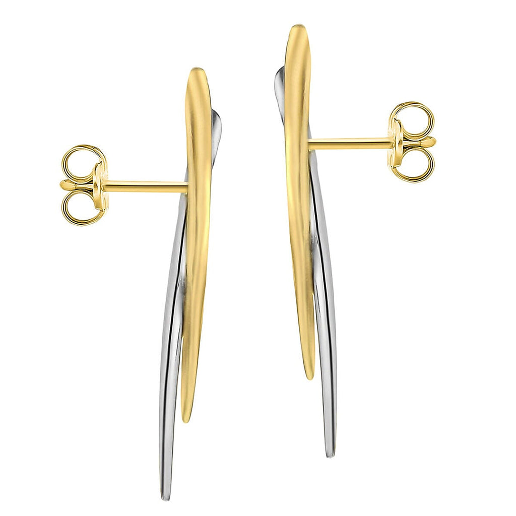 9K Yellow Gold  Earring,  Gold Wt. 1.9 Gms