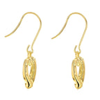 9K Yellow Gold  Earring,  Gold Wt. 1 Gms