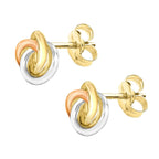 9K Yellow Gold  Earring,  Gold Wt. 1 Gms