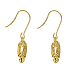 9K Yellow Gold  Earring,  Gold Wt. 1 Gms