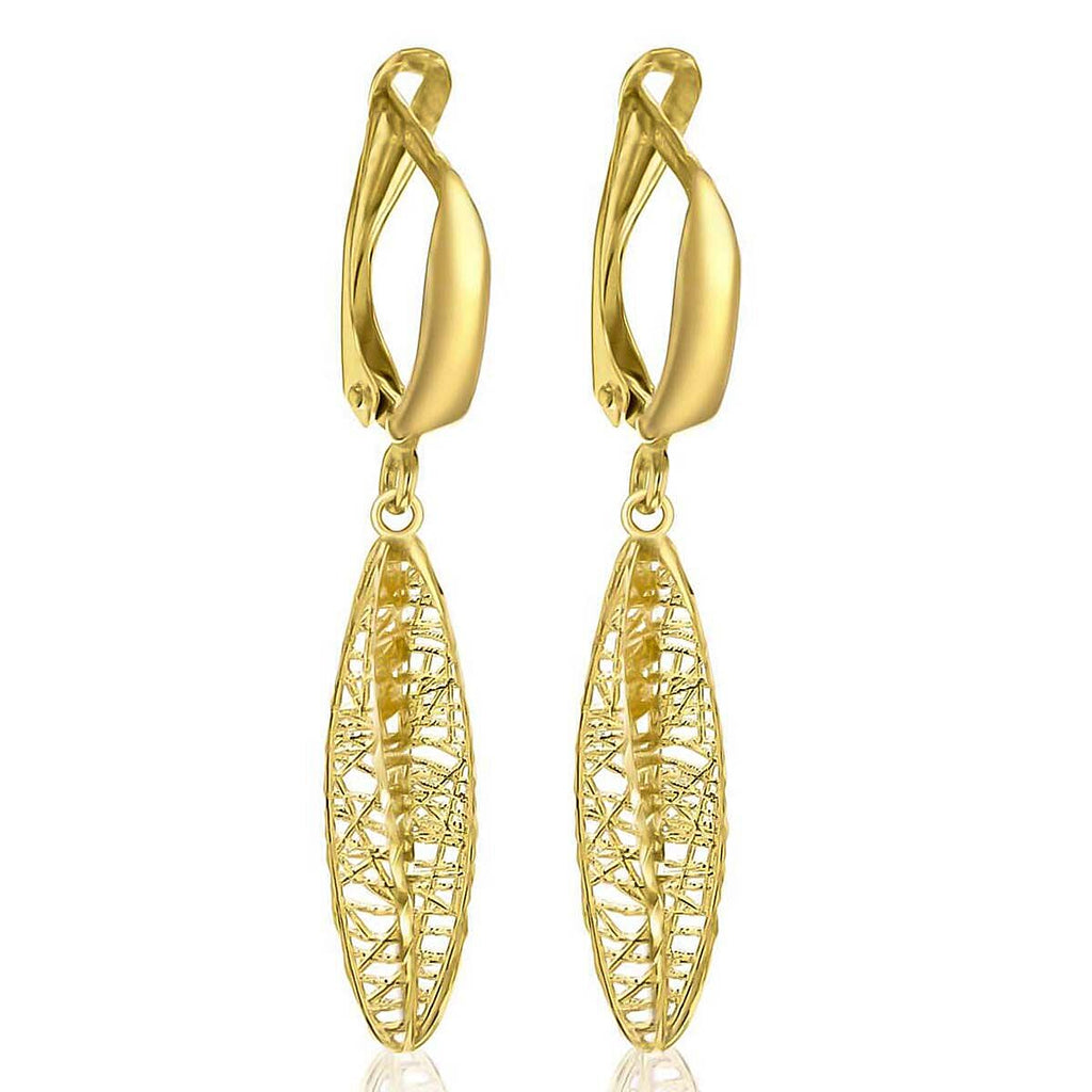 9K Yellow Gold  Earring,  Gold Wt. 2.1 Gms