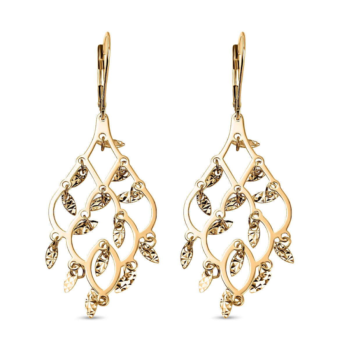 Maestro Collection- 9K Yellow Gold Chandelier Earrings 7723000 0