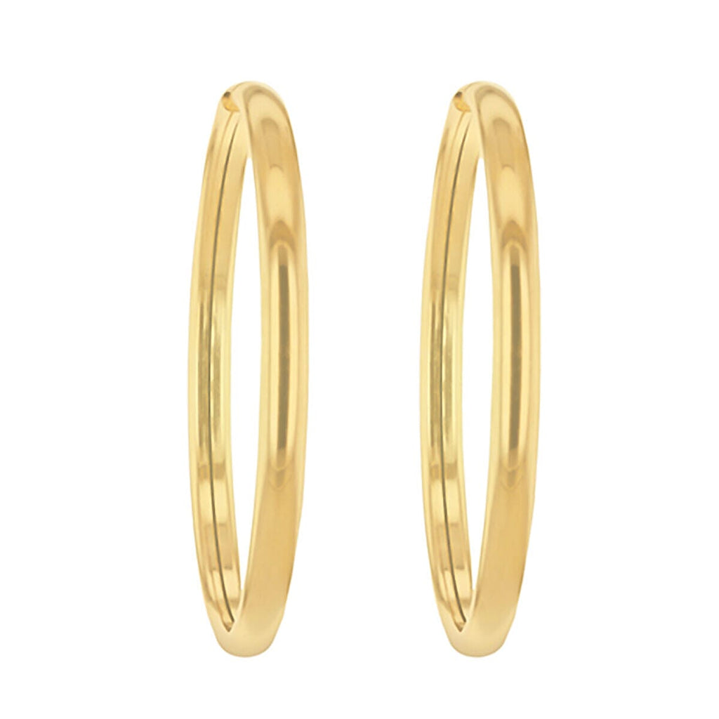 9K Yellow Gold  Earring,  Gold Wt. 2.7 Gms