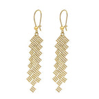 9K Yellow Gold  Earring,  Gold Wt. 2.7 Gms