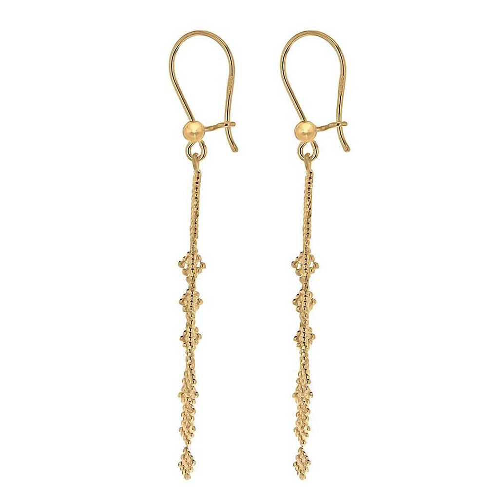 9K Yellow Gold  Earring,  Gold Wt. 2.7 Gms