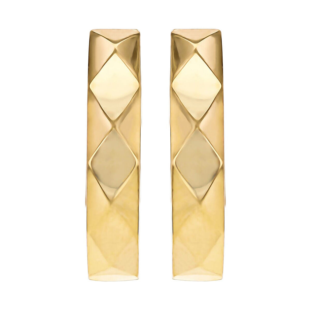 9K Yellow Gold  Earring,  Gold Wt. 3.6 Gms