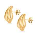 Hatton Garden Closeout - Designer Inspired - 9K Yellow Gold Earring With Push Back. Gold Wt 2.54 Gms