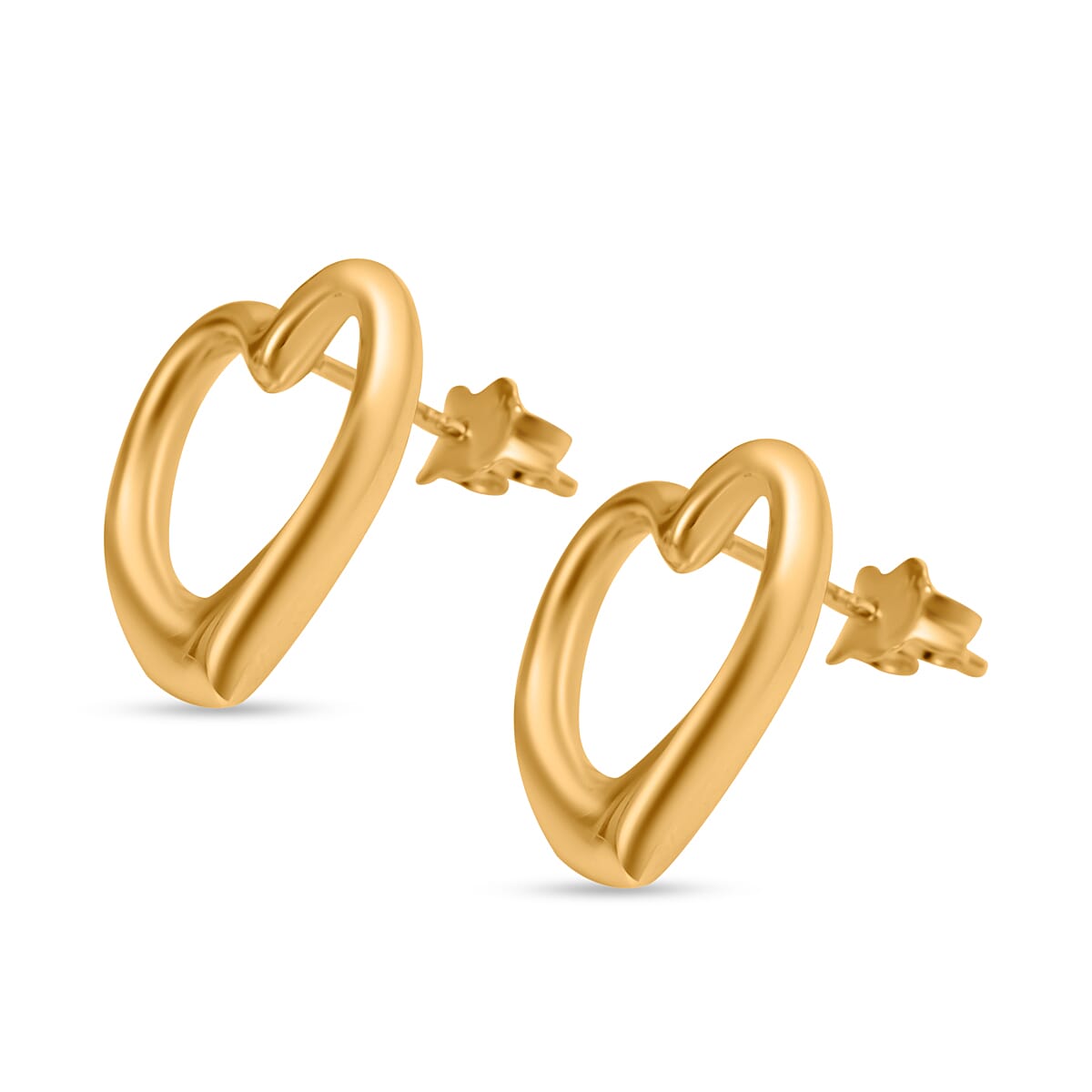 Biggest Gold Offer - 9K Yellow Gold Heart Earrings 7757017 1