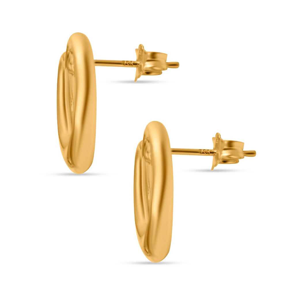 Biggest Gold Offer - 9K Yellow Gold Heart Earrings