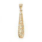 First Time Ever -Lucy Q Air Collection - 9K Yellow Gold Pendant