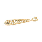 First Time Ever -Lucy Q Air Collection - 9K Yellow Gold Pendant