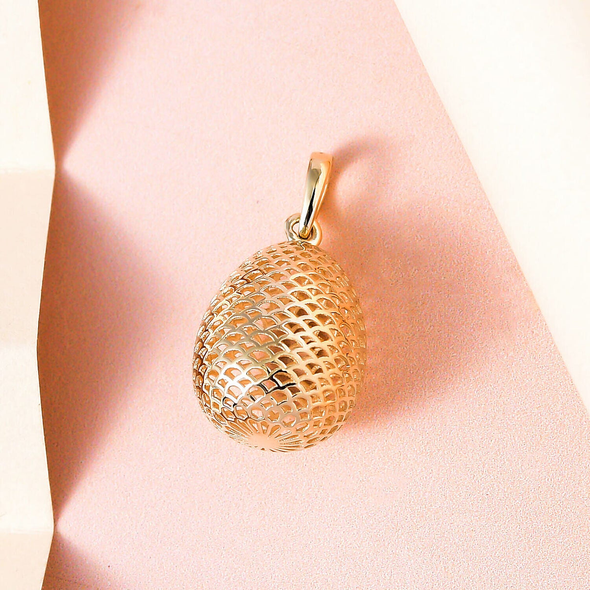 Easter Special Deal - 9K Yellow Gold Lattice Pendant 7362080 2