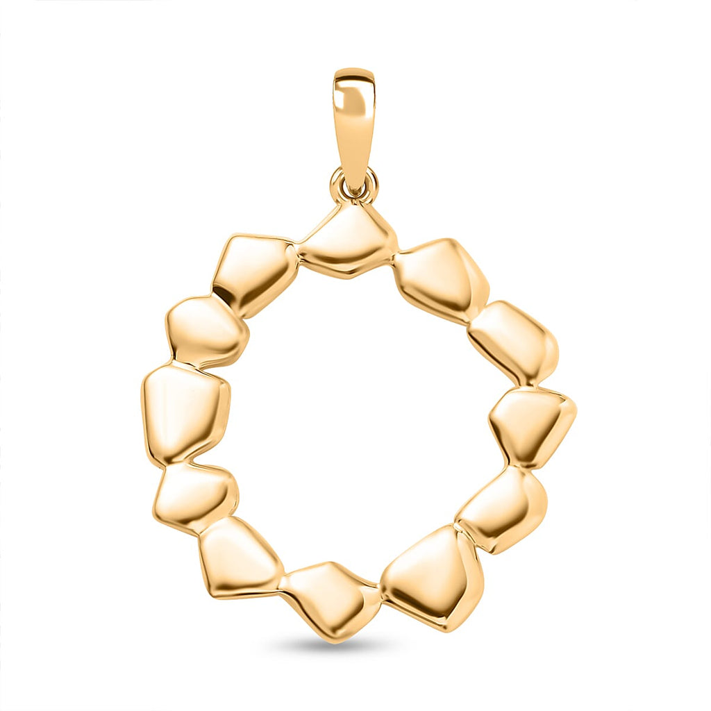 9K Yellow Gold  Fancy Pendant,  Gold Wt. 1.37 Gms