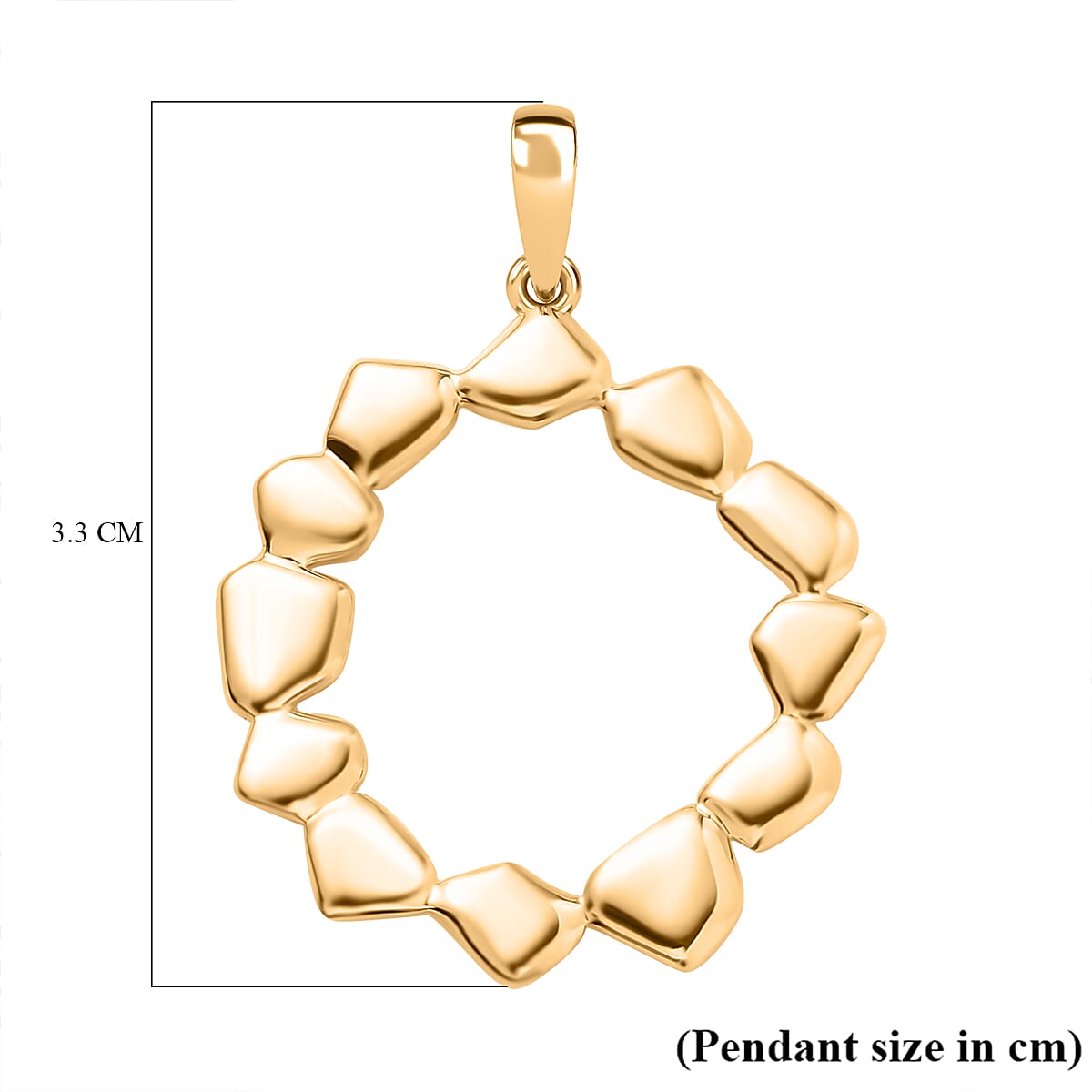 9K Yellow Gold  Fancy Pendant,  Gold Wt. 1.37 Gms 7750610 5