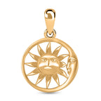 9K Yellow Gold  Fancy Pendant,  Gold Wt. 1.43 Gms