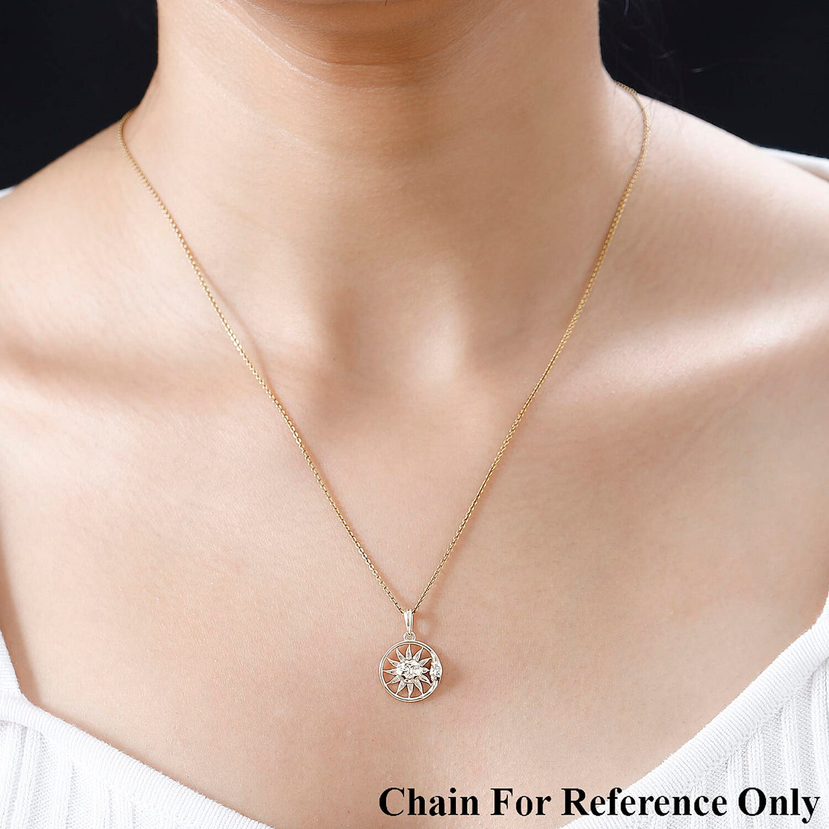 9K Yellow Gold  Fancy Pendant,  Gold Wt. 1.43 Gms 7751171 2