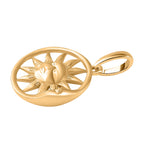9K Yellow Gold  Fancy Pendant,  Gold Wt. 1.43 Gms