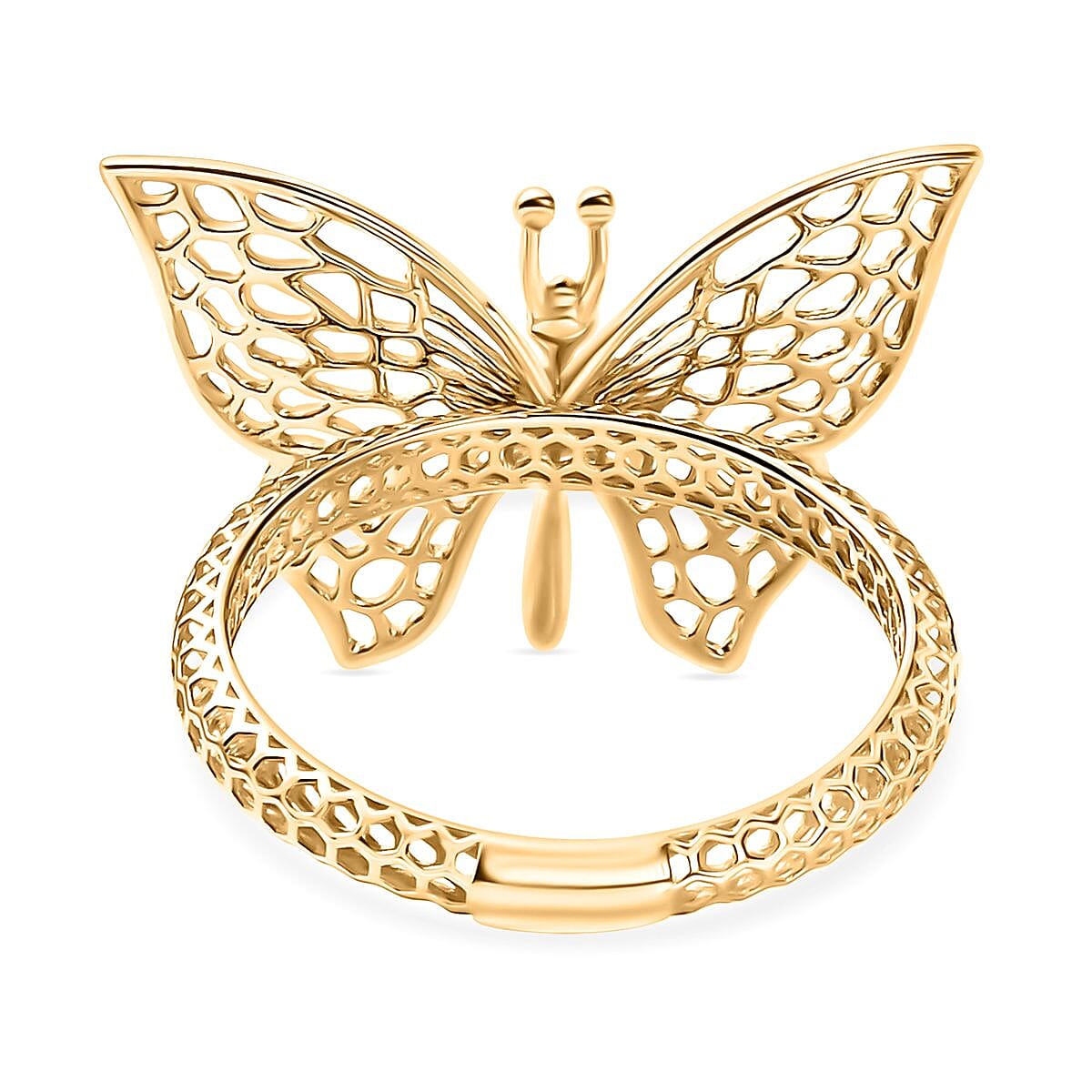 9K Yellow Gold Butterfly Ring 8083225 5