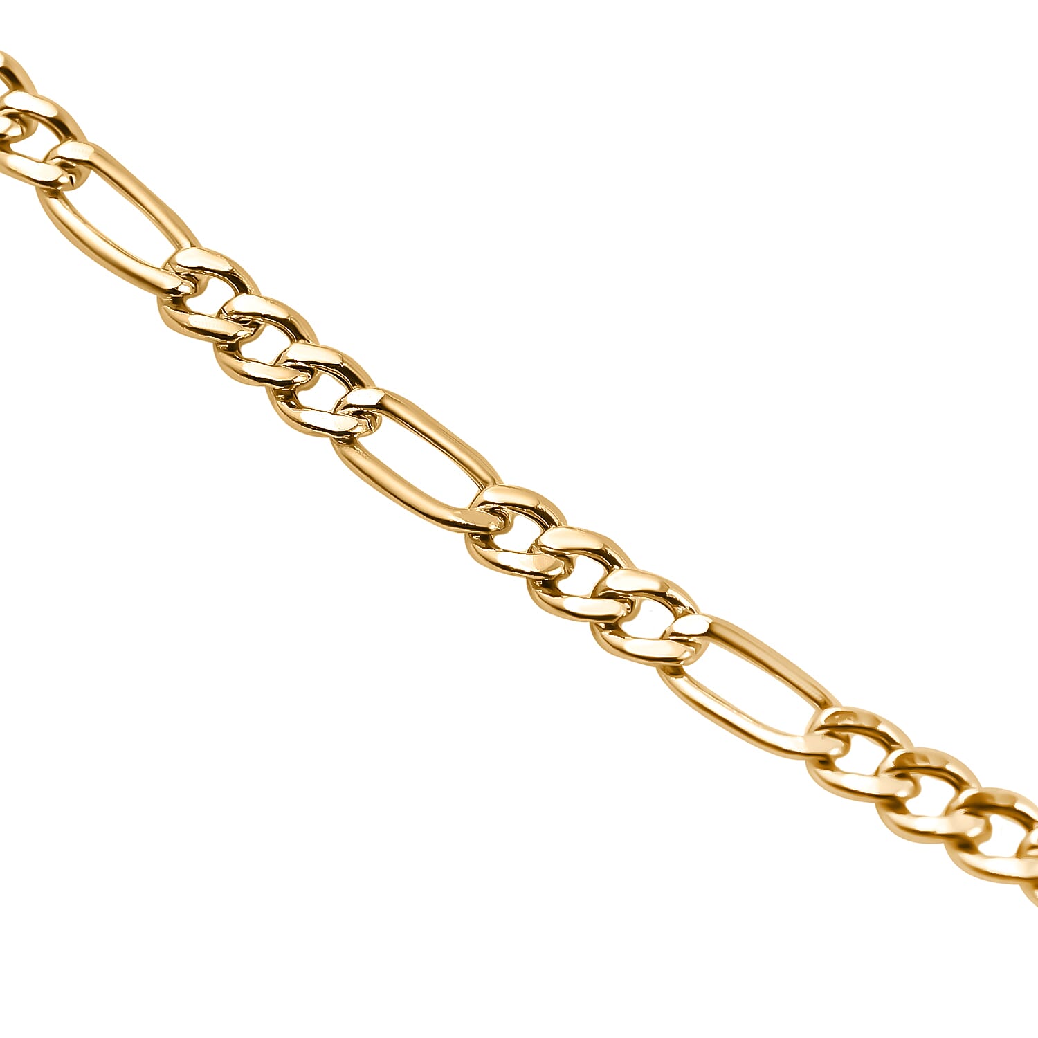 9K Yellow Gold Figaro Necklace (Size 18) 3554491 2