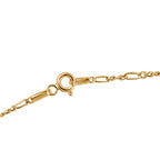 9K Yellow Gold Figaro Necklace (Size 18)