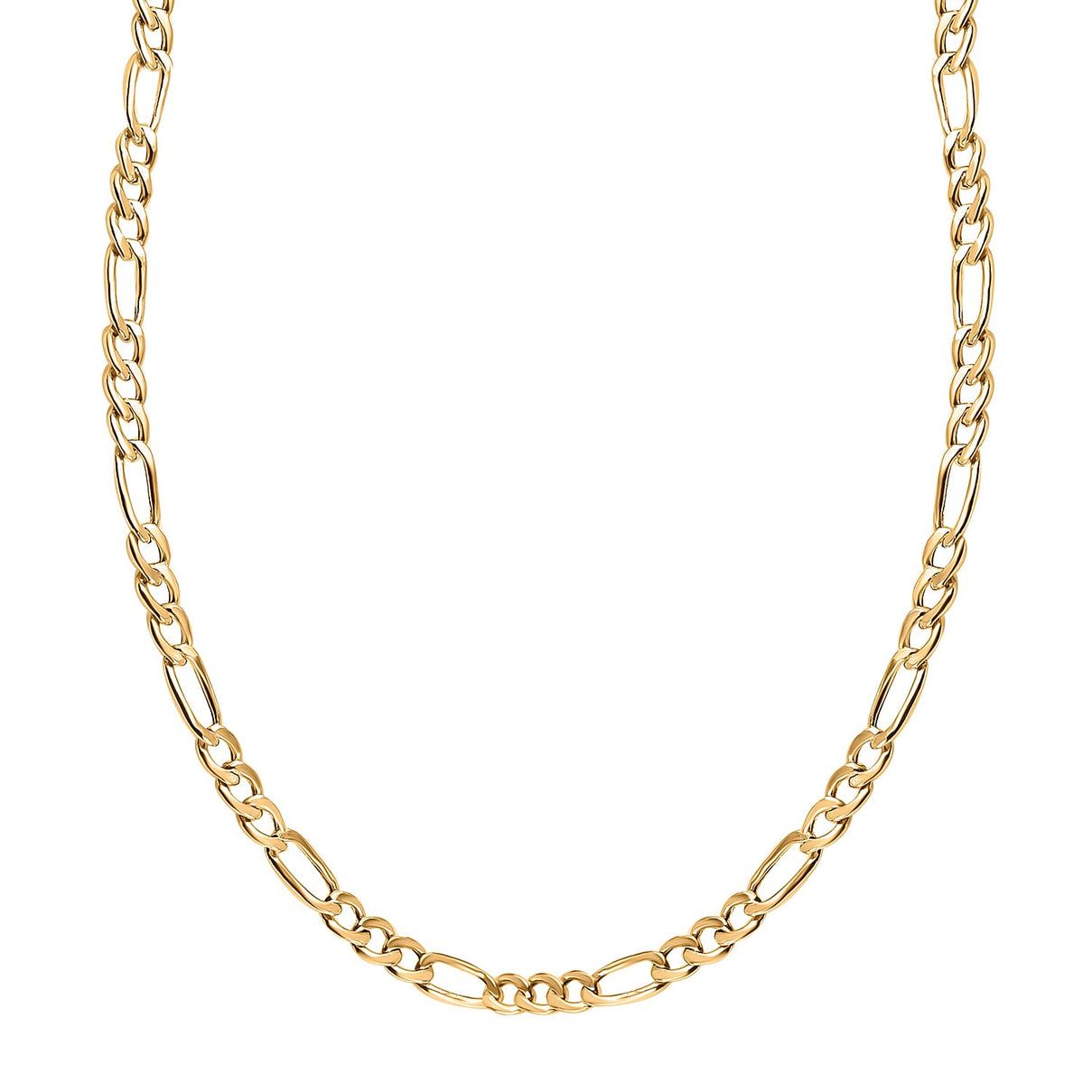 Vicenza Collection - 9K Yellow Gold Figaro Necklace (Size - 30) 7637518 0