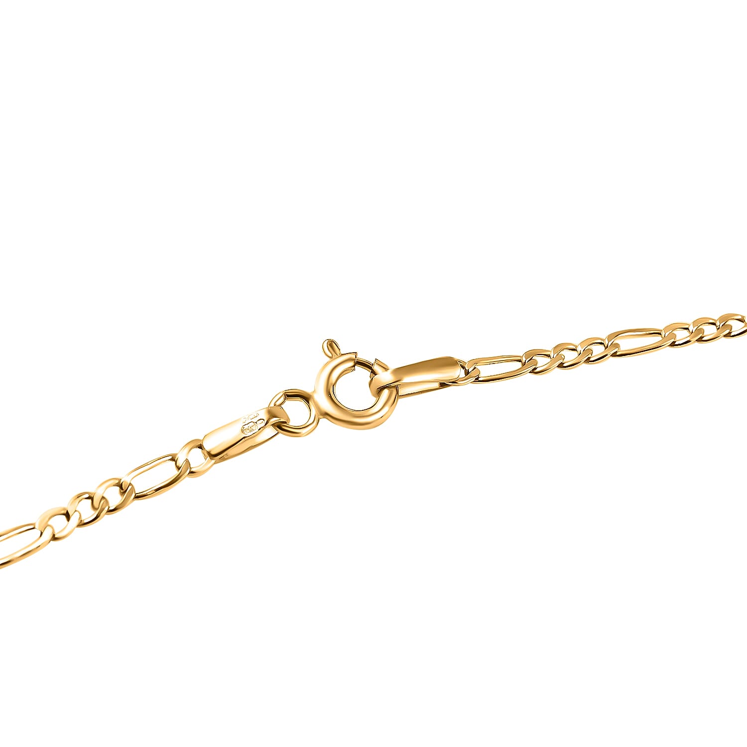 Vicenza Collection - 9K Yellow Gold Figaro Necklace (Size - 30) 7637518 3