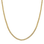 One Time Close Out Hatton Garden Deal- 9K Yellow Gold Curb (Size 18) Necklace