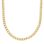 9K Yellow Gold Flat Curb Chain (Size - 18), Gold Wt. 3.8 Gms