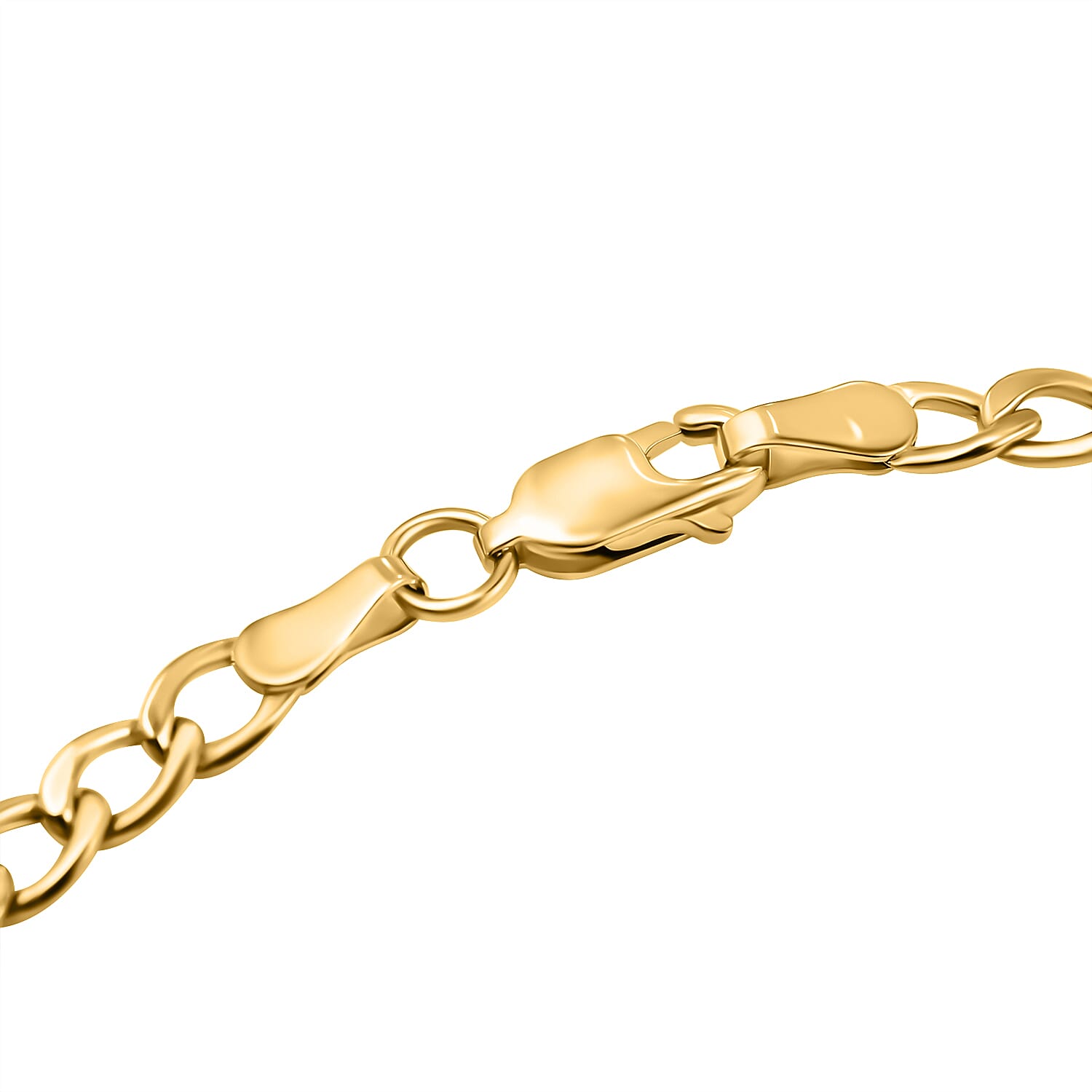 9K Yellow Gold Flat Curb Chain (Size - 18), Gold Wt. 3.8 Gms 7751586 6