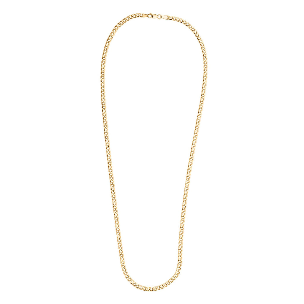 9K Yellow Gold  Necklace (Size - 24) with Lobster Clasp, Gold Wt. 8.54 Gms
