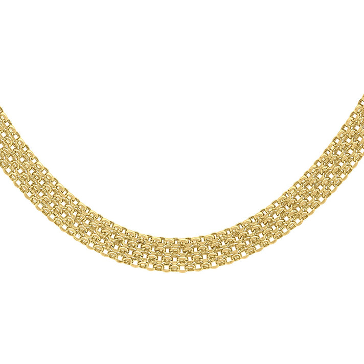 9K Yellow Gold Garibaldi Chain 17 Inch 7254606 1