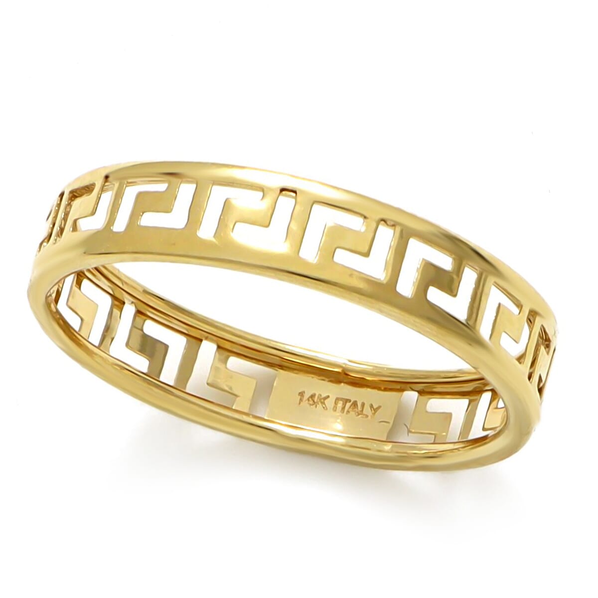 Maestro Collection 9K Yellow Gold Greek Key Ring 8046090 0