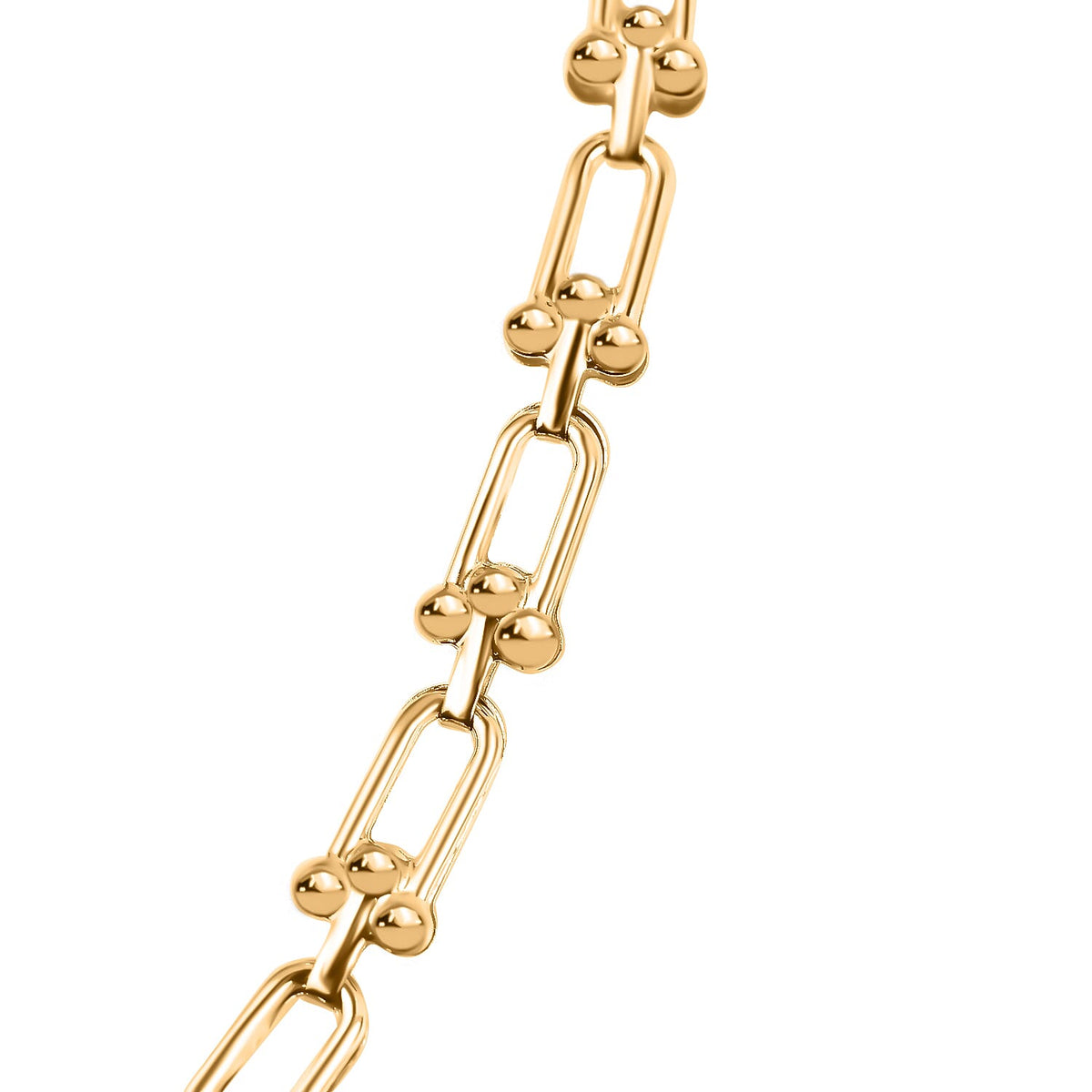 Manhattan Designer Close Out - 9K Yellow Gold Industrial Link Necklace (Size - 20) 3.91 Gms 7674311 2