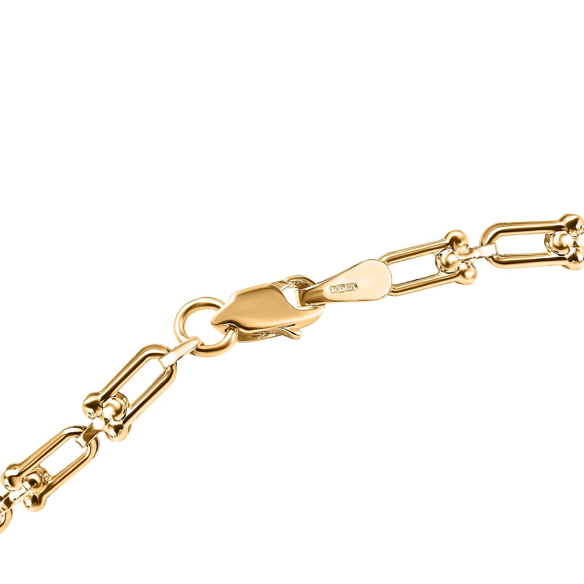Manhattan Designer Close Out - 9K Yellow Gold Industrial Link Necklace (Size - 20) 3.91 Gms 7674311 3