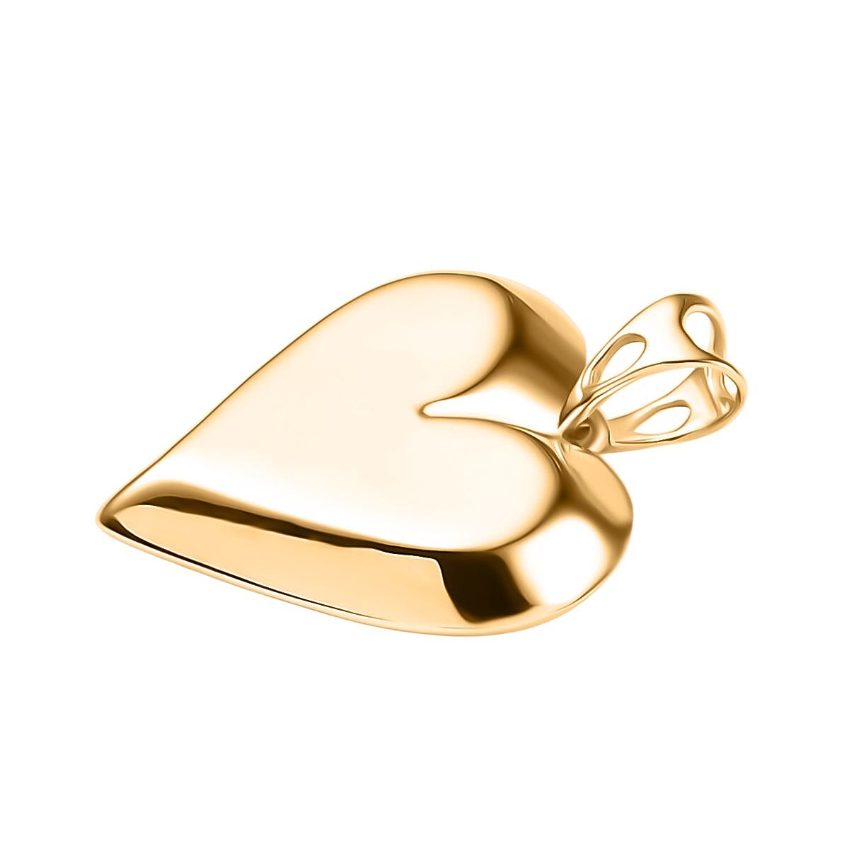 9K Yellow Gold Heart Pendant 8263858 4
