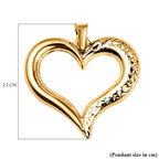 LA Close Out - 9K Yellow Gold Heart Pendant