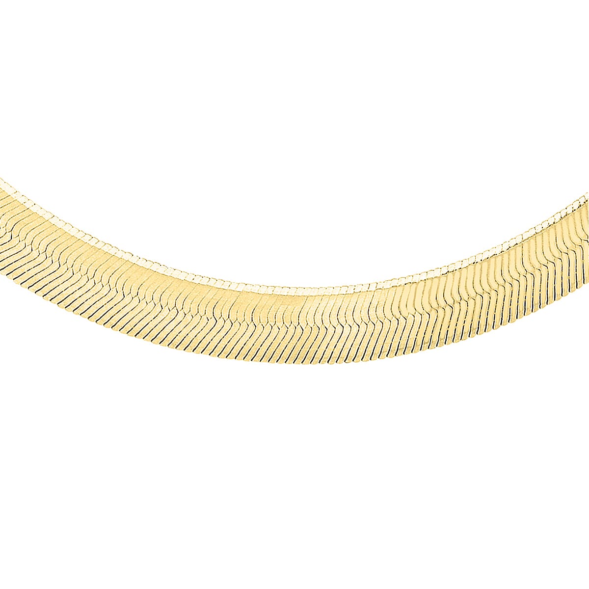 9K Yellow Gold Herringbone Chain 16 Inch 7190066 0