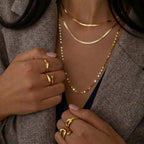 9K Yellow Gold High Finish 1.8MM Forzatina Chain 20 Inch, 0.97 grams