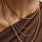 9K Yellow Gold High Finish 1.8MM Forzatina Chain 20 Inch, 0.97 grams