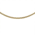 9K Yellow Gold High Finish 1.4MM Spiga Chain 18 Inch, 3.1 grams