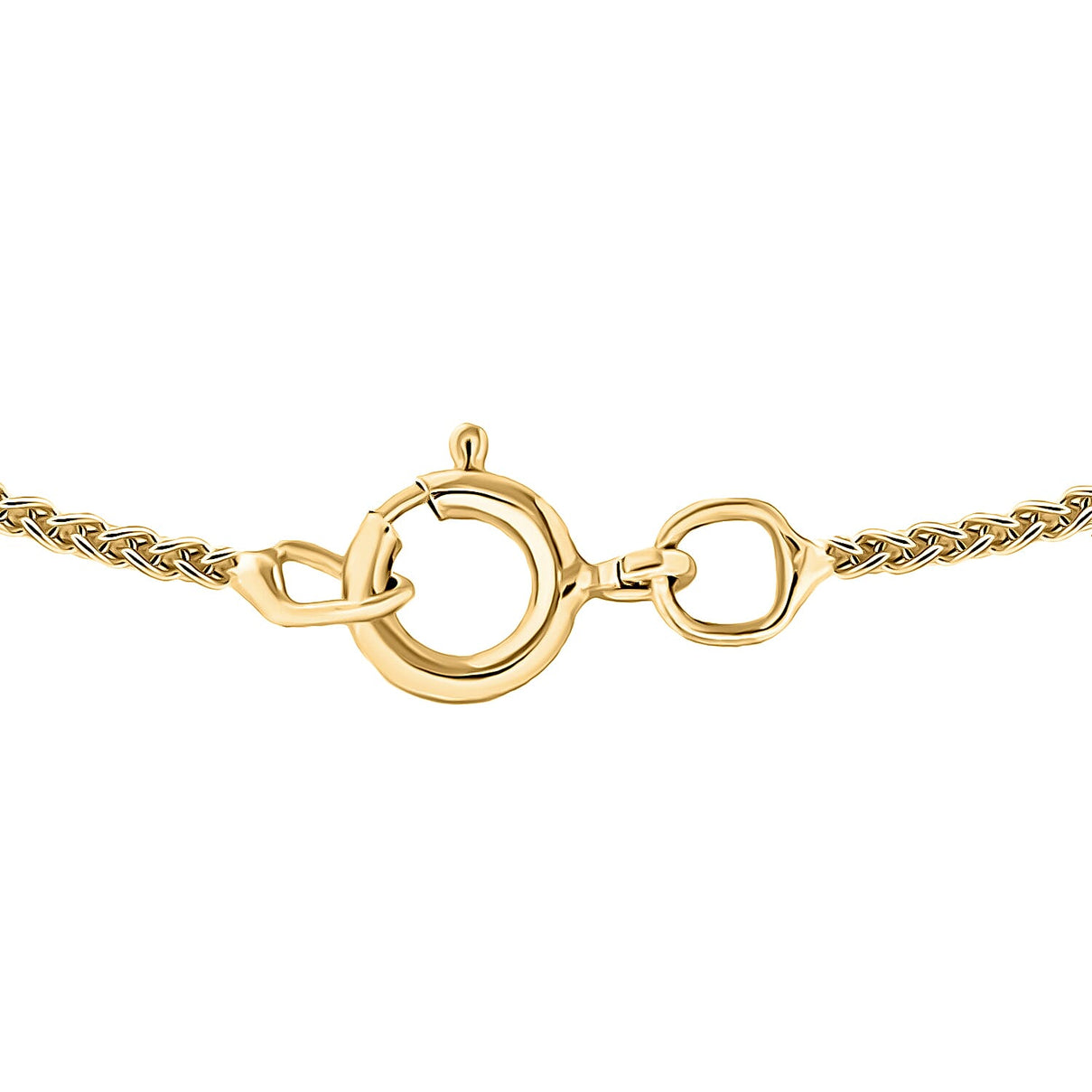 9K Yellow Gold High Finish 1.4MM Spiga Chain 18 Inch 3.1 grams 6093077 3
